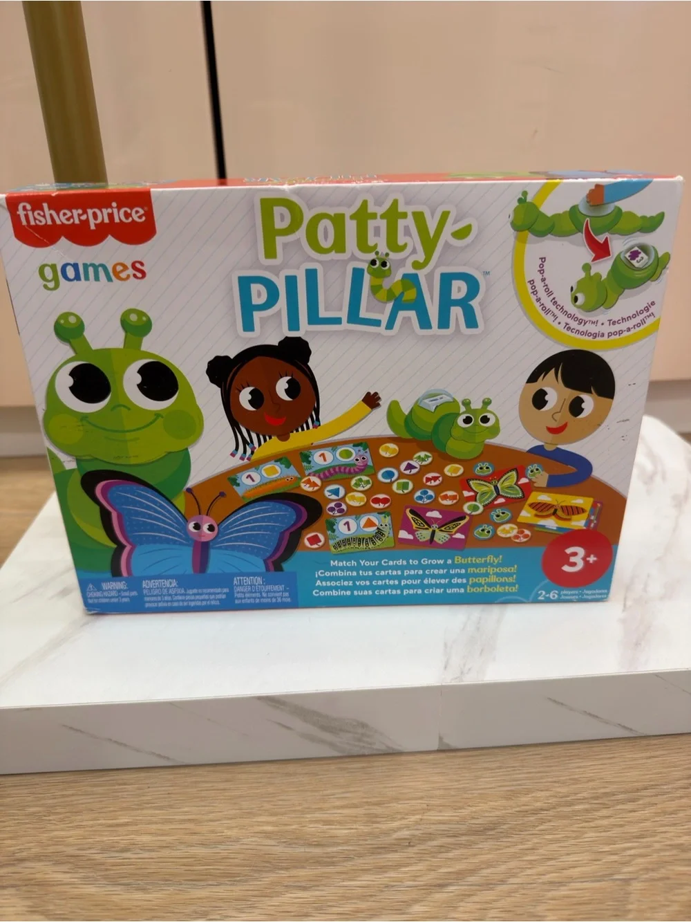 Fisher-Price Patty-Pillar Matching Game – Green, Blue, Purple, Red, Orange